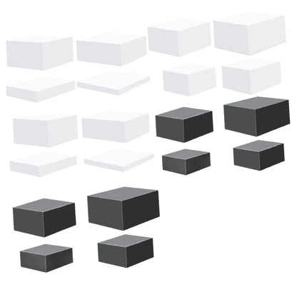 4x Acrylic Display Riser Box Food Display Stand Table Stand Nesting Riser Stands for Food Cake Collection Jewelry Cosmetics